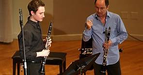 Clarinet Master Class by Philippe Cuper