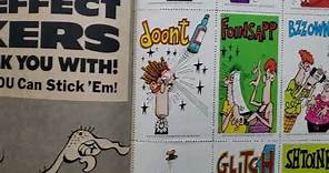 Mad Magazine Sound Effects stickers from Don Martin!
