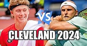 Denis Kudla vs Ethan Quinn CLEVELAND 2024 Highlights