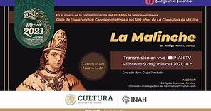 "La Malinche" Dr. Rodrigo Martínez Baracs.