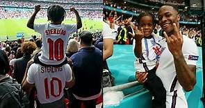 Raheem Sterling son celebrating his dad goal against Germany
