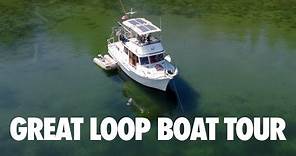 EXTENSIVE GREAT LOOP BOAT TOUR (Features we Love for the Great Loop and Full-Time Cruising)