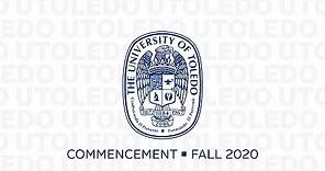 The University of Toledo | Commencement Fall 2020