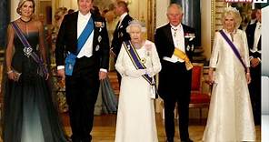 Cena de gala que ofreció la Reina Isabel II en honor a los Reyes de Holanda | ¡HOLA! TV