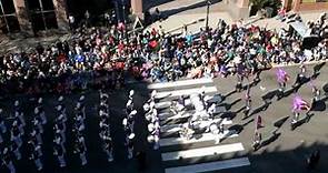 Broughton HS Marching Band in Raleigh Christmas Parade 2016