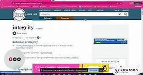 Dictionary Entry Reference Citation Example