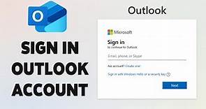 Outlook Login | www.outlook.com Account Login Guide 2024 | Microsoft Outlook Email Sign In