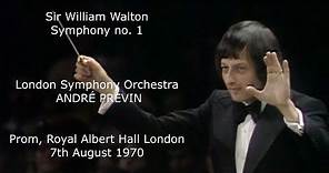 Sir William Walton - Symphony no. 1: André Previn conducting the LSO in 1970