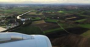Landing at Munich Airport (MUC), Bavaria Germany - 4K