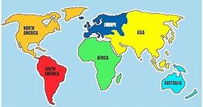 How to draw map of world simple easy step by step for kids
