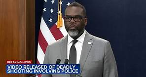 Chicago Mayor Brandon Johnson reacts to release of Chicago police shooting video