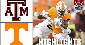 Texas A&M Aggies vs. Tennessee Volunteers | Full Game Highlights