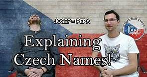 Explaining Czech Names