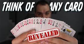 The Most FAMOUS Mind-Reading Card Trick, Revealed! Mentalism Tutorial