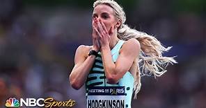 Keely Hodgkinson stuns field, herself, with record breaking 800m in Paris | NBC Sports