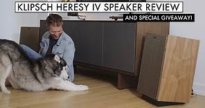 MIND BLOWN!! KLIPSCH HERESY IV Speaker Review. TOP LOUDSPEAKER in 2020