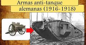 Armas anti-tanque en la Primera Guerra Mundial alemanas (1916-1918)