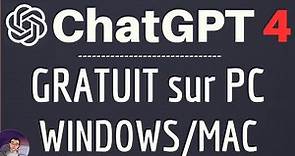 Chat GPT 4 GRATUIT et SANS COMPTE, comment utiliser Chat GPT 4 sur PC Windows et Mac avec Bing