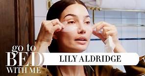 Top Model Lily Aldridge's Nighttime Skincare Routine | Go To Bed With Me | Harper's BAZAAR