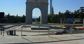 Arco de la Victoria (Arch of Victory) in Madrid, Spain