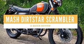 Mash Dirtstar Scrambler 400 Motorcycle Review