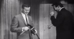Ed Ames Shows Johnny Carson How to Throw a Hatchet