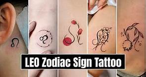 15+ New Attractive Leo Zodiac Sign Tattoo Designs For Girls 2024 | Women's Zodiac Sign Tattoos 2024!