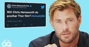Chris Hemsworth Answers Your Questions | Actually Me