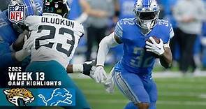 Jacksonville Jaguars vs. Detroit Lions | 2022 Week 13 Game Highlights