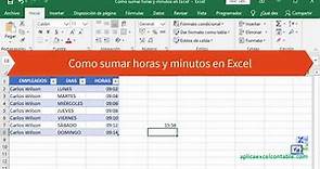 3 TRUCOS ► COMO SUMAR HORAS Y MINUTOS EN EXCEL 👈