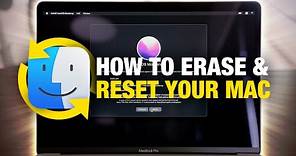 How to EASILY Erase and Factory Reset Your Mac!