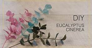 How to make BABY BLUE EUCALYPTUS from crepe paper