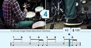 5-Minute Single Pedal Bass Drum Workout