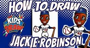 How to Draw Jackie Robinson for Kids