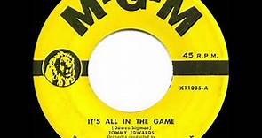 1st RECORDING OF: It’s All In The Game - Tommy Edwards (1951 version)