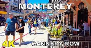 [4K] Monterey, California | Cannery Row Walking Tour | 2022