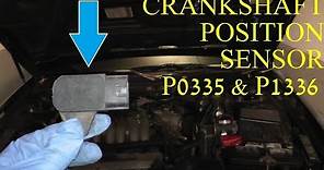 Crankshaft Position Sensor (POS) P0335 & P1336 Testing and Replacement