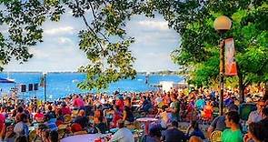 A Walk Around The Memorial Union Terrace in Summer, Madison, Wisconsin