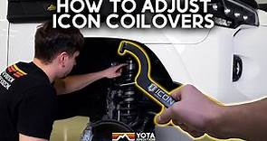How To Adjust Your ICON Coilovers