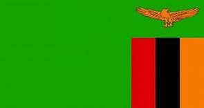 Evolución de la Bandera de Zambia - Evolution of the Flag of Zambia