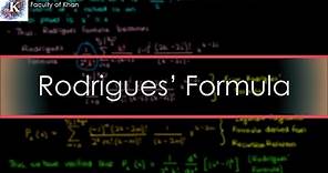 Legendre's ODE III: Verifying/'Proving' Rodrigues' Formula