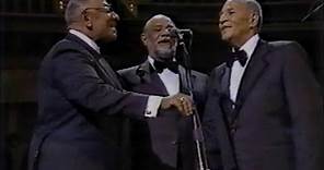 The Mills Brothers sing "Basin Street Blues" & "Up a Lazy River" with the Boston Pops (1980)