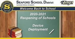 Episode 3 - Seaford School District COVID Plan - Device Deployment