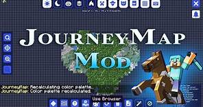 JourneyMap Mod 1.16.5 Gameplay - Comprehensive minimap for Minecraft