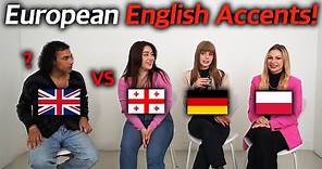 British Was Shocked By European English Accents!! (How European Pronounce English)