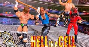 DX vs Brothers of Destruction - Hell In A Cell Action Figure Match! Hardcore Tag Team Championship!