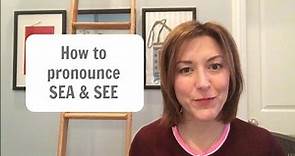 How to Pronounce SEE 👀 & SEA 🌊 - American English Pronunciation Lesson
