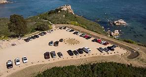 Drone view: See Cave Landing parking area improved