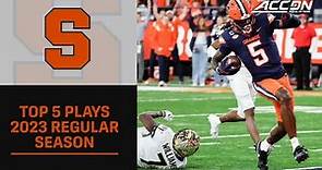 2023 Syracuse Orange Football | Top 5 Plays