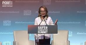 Former U.S. Rep Gabby Giffords speaks at National Safer Communities Summit
